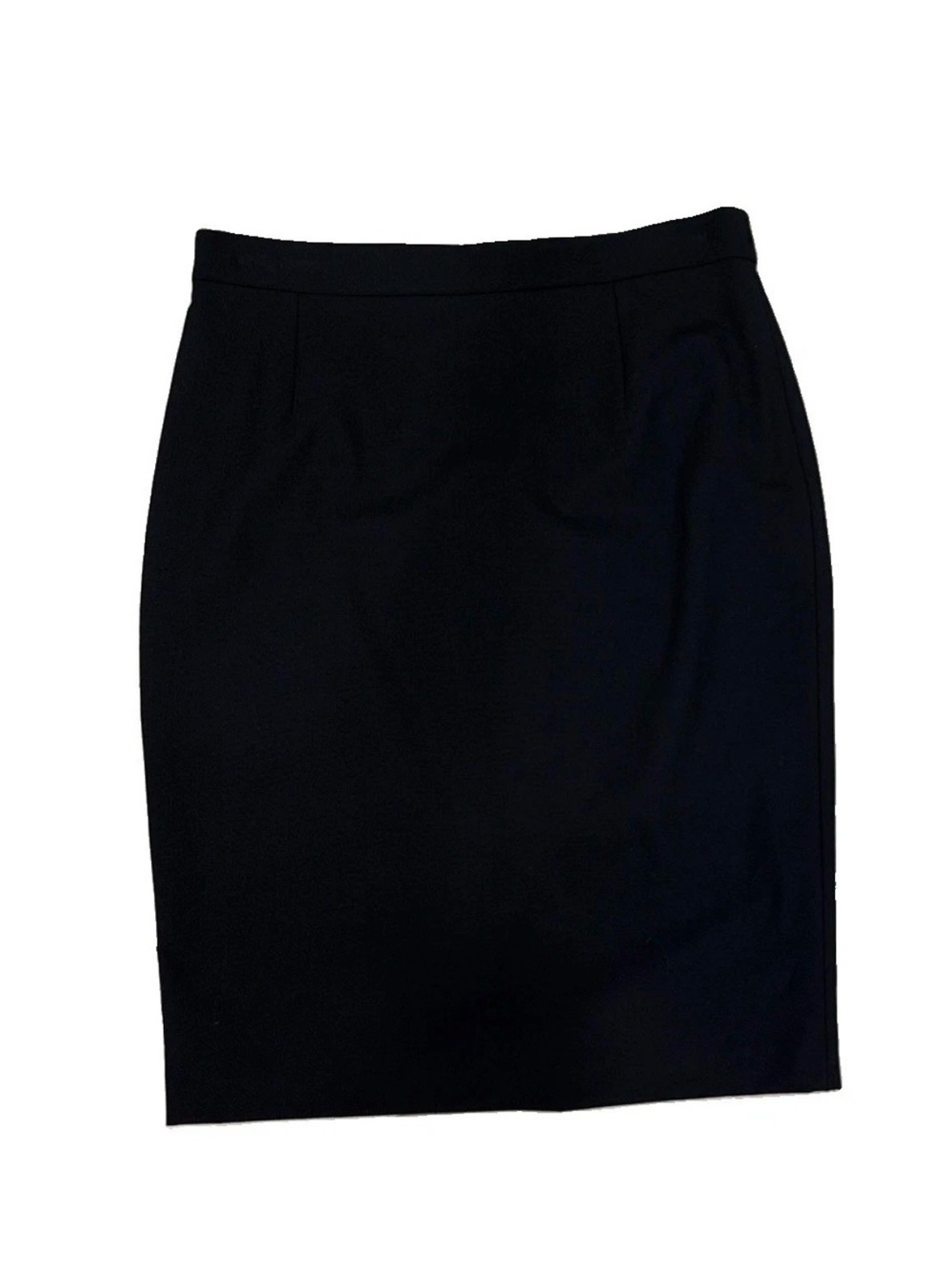 Antonio Melani Black Knee Length Lined Pencil Skirt Sz 10 EUC